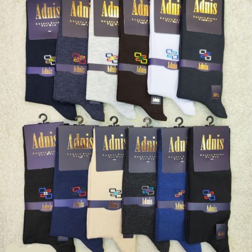 جوراب ساقدار مردانه جعبه ای کد 133755 - خرید جوراب مردانه عمده