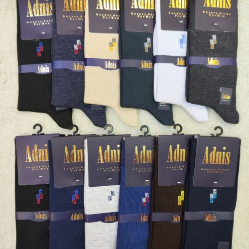 جوراب ساقدار مردانه جعبه ای کد 133757 - خرید جوراب مردانه عمده