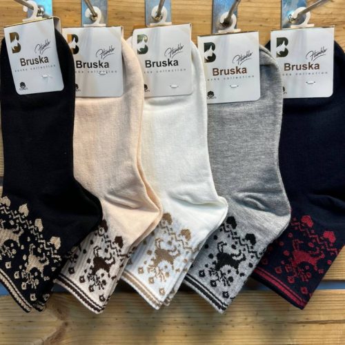 جوراب زنانه نیم ساق بروسکا کد 134210 - خرید جوراب زنانه عمده