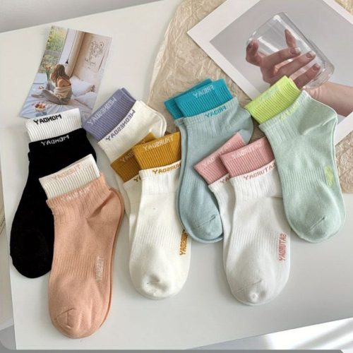 جوراب زنانه نیم ساق دو کش اسپرت خارجی کد 134217 - خرید جوراب زنانه عمده