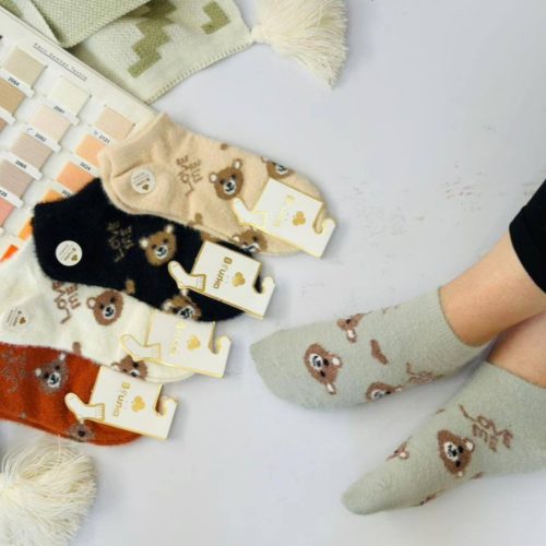 جوراب زنانه مچی موهر بروسکا خارجی کد 134227 - خرید جوراب زنانه عمده