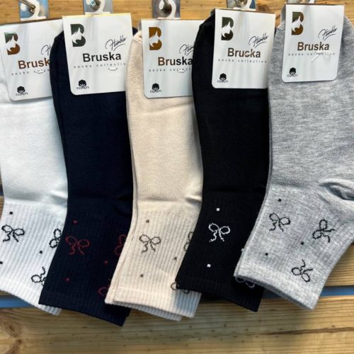 جوراب زنانه نیم ساق بروسکا خارجی کد 134721 - خرید جوراب زنانه عمده