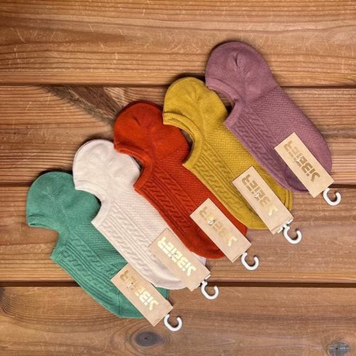 جوراب زنانه قوزکی گندمی گندمی خارجی کد 135378 - خرید جوراب زنانه عمده