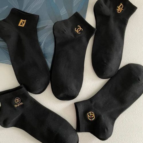 جوراب زنانه مچی گلدوزی برند خارجی کد 135652 - خرید جوراب زنانه عمده