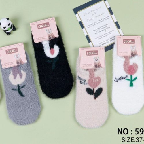 جوراب کالج زنانه موهر خارجی کد 135657 - خرید جوراب زنانه عمده