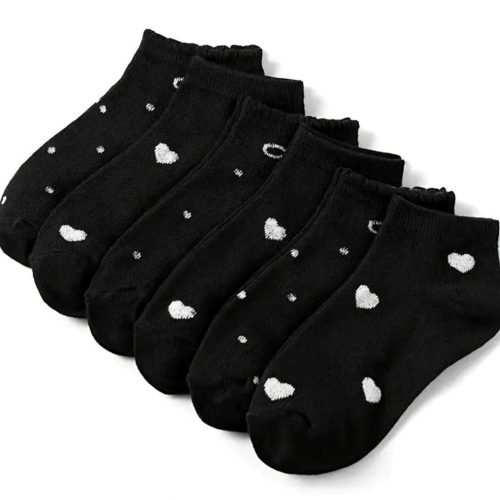 جوراب زنانه مچی مشکی ترکیبی خارجی کد 135660 - خرید جوراب زنانه عمده