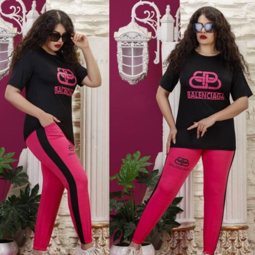 خرید عمده ست بغل نواری - ست تیشرت شلوار زنانه عمده