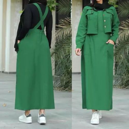 خرید عمده ست کت و سارافون بیلر پشت ضبدری - ست تونیک شلوار زنانه عمده