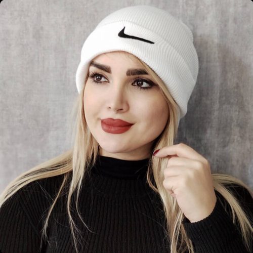 فروش عمده کلاه بافت گلدوزی نایک کد 132384