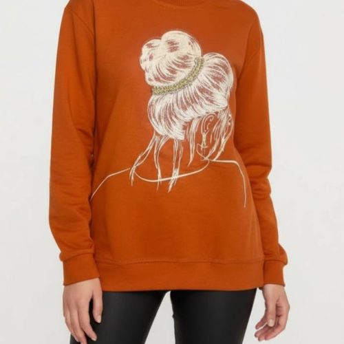 فروش عمده بلوز دختر چاپ مروارید کد 132913