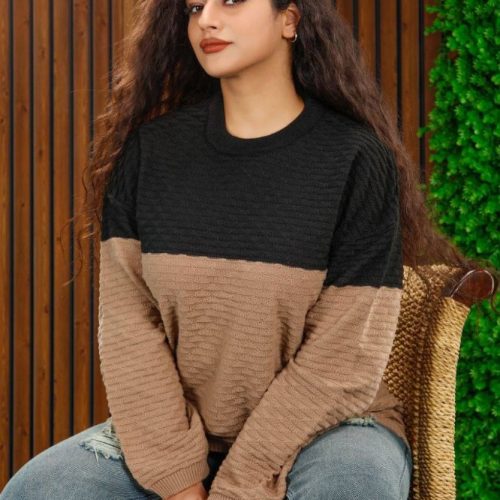 بلوز بافت یقه مردانه و زنانه اسپرت کد 133424