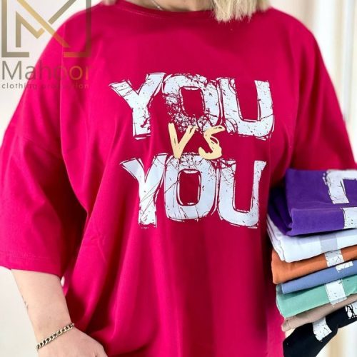 تیشرت لانگ چاپ دار کد 133430