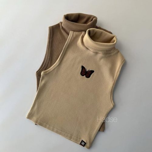 تاپ کبریتی گلدوزی کد 133861 - خرید تاپ و تیشرت زنانه عمده