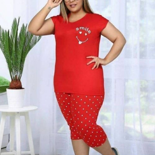 کیمینو شلوار قلب کد 133868 - خرید ست تاب شلوارک زنانه عمده