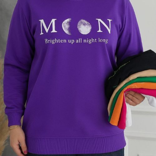 بلوز آستین دار چاپدار کد 133966 - خرید بلوز تک زنانه عمده