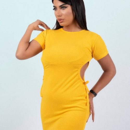 سارافون بلند بقل حلقه مدل بقل گتر خور کد 133975 - خرید تاپ و تیشرت زنانه عمده