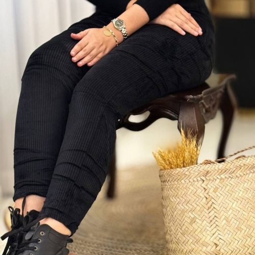 شلوار مخمل کبریتی رنگی کد 134119 - خرید شلوار زنانه عمده