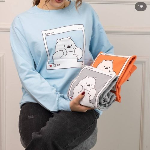 بلوز آستین دار کش بافت کد 134300 - خرید بلوز تک زنانه عمده