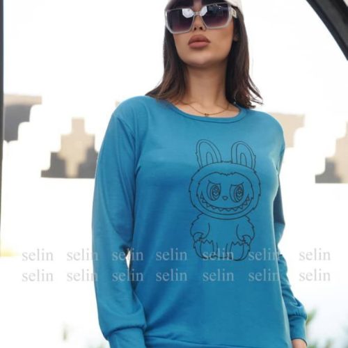 بلوز آستین دار لبوبو کد 134654 - خرید بلوز تک زنانه عمده