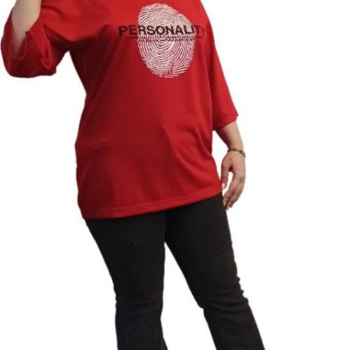 تیشرت هودی چاپدار کد 135117 - خرید تاپ و تیشرت زنانه عمده