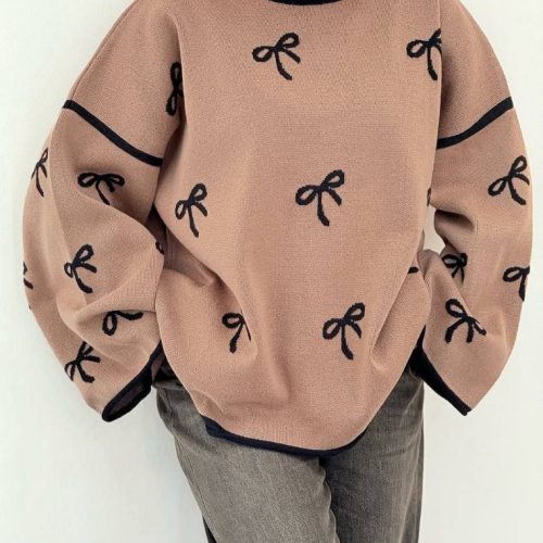 بافت باکسی پاپیون کد 137786 - خرید بلوز تک زنانه عمده