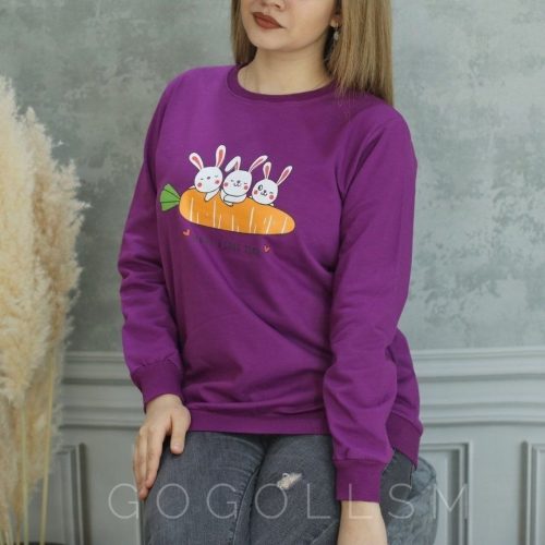 بلوز چاپدار کد 137793 - خرید بلوز تک زنانه عمده